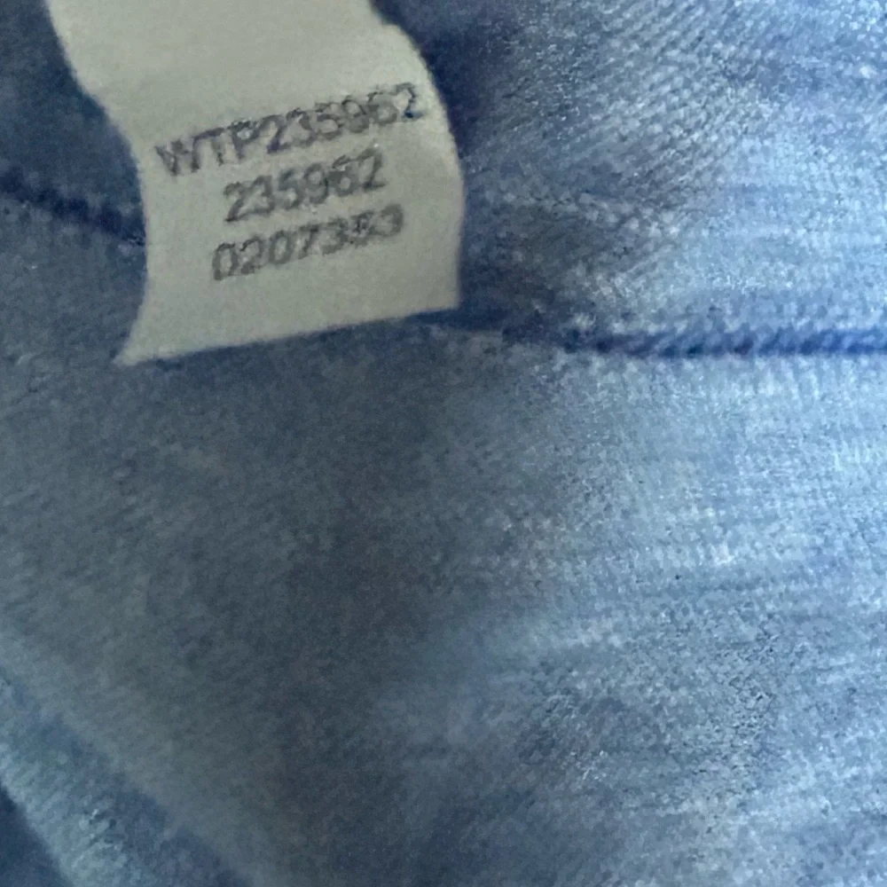 NWT J. JILL Blue Linen Stripe Long Sleeve Button Down Shirt Classic Office | XLP - Picture 16 of 16